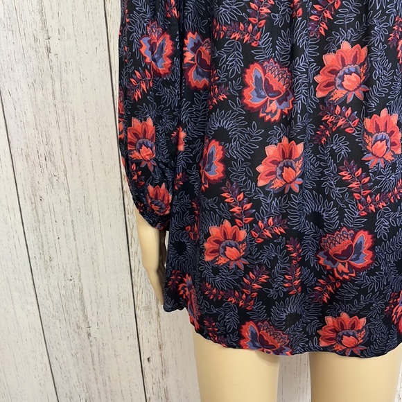 NWT Jessica Simpson Lucia Lace Up Blouse - Picture 10 of 13